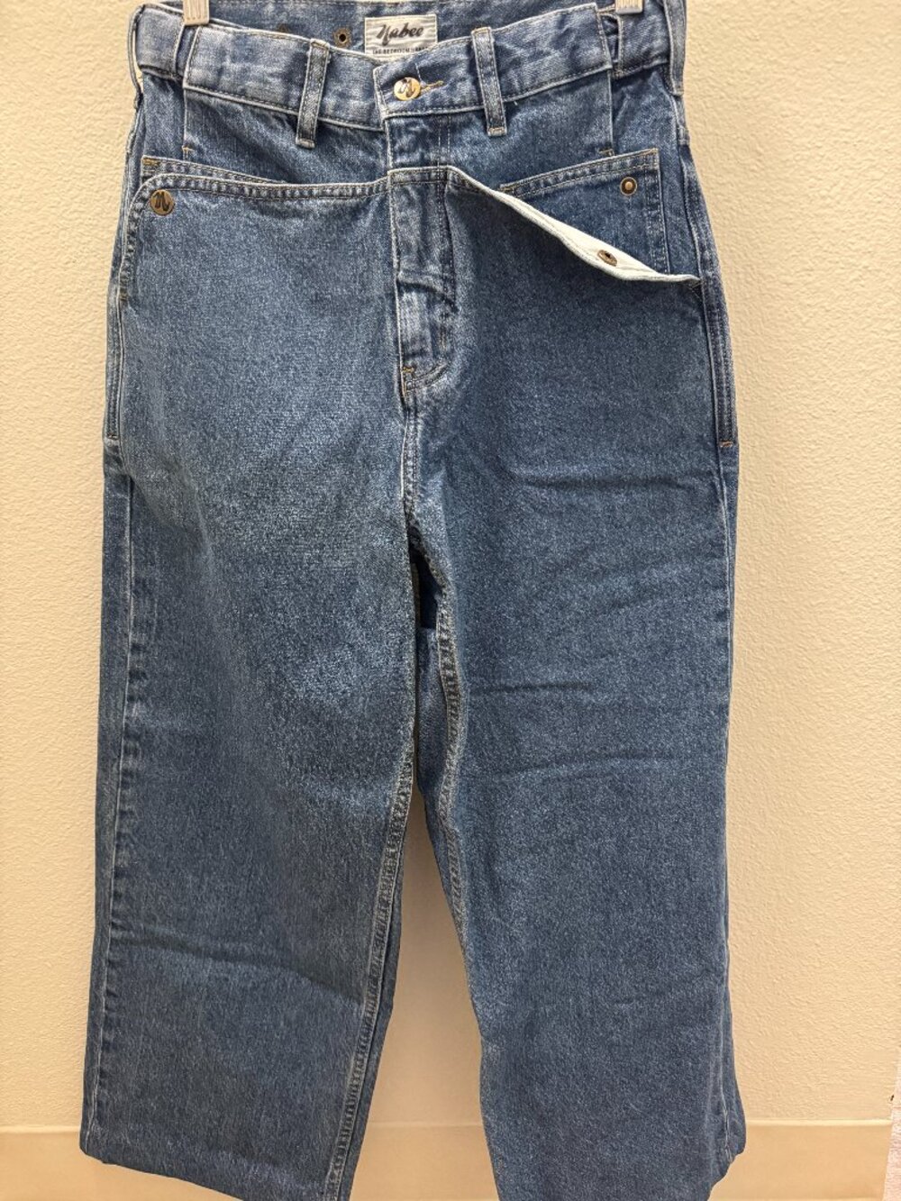 Nabee Strait Mule Ear Denim Jeans